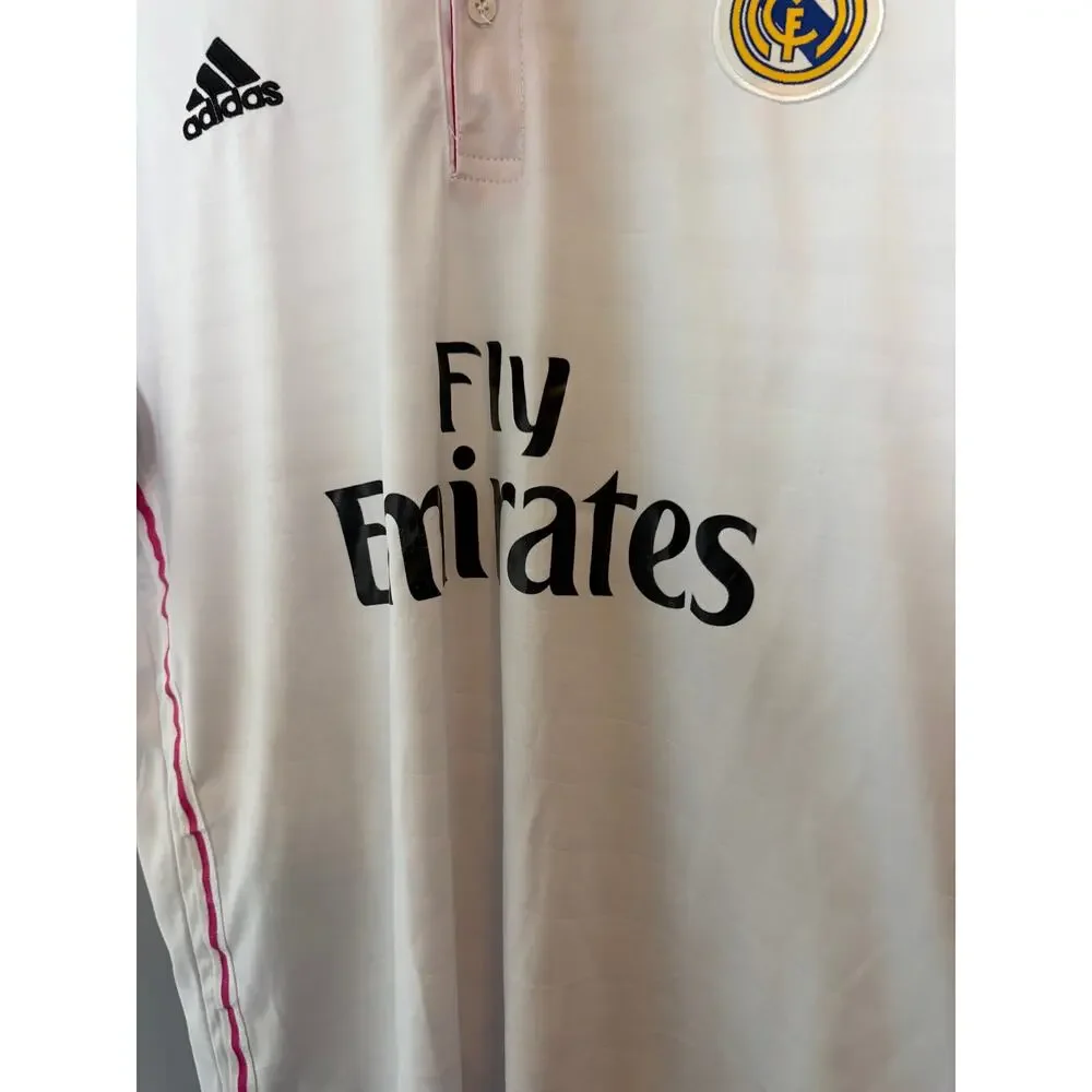 Adidas 2014/15 Real Madrid Home Soccer Jersey White Size XL